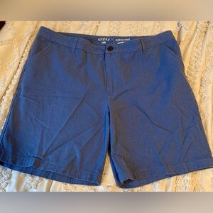 Riders by Lee women’s Blue mid rise Flat Front Shorts